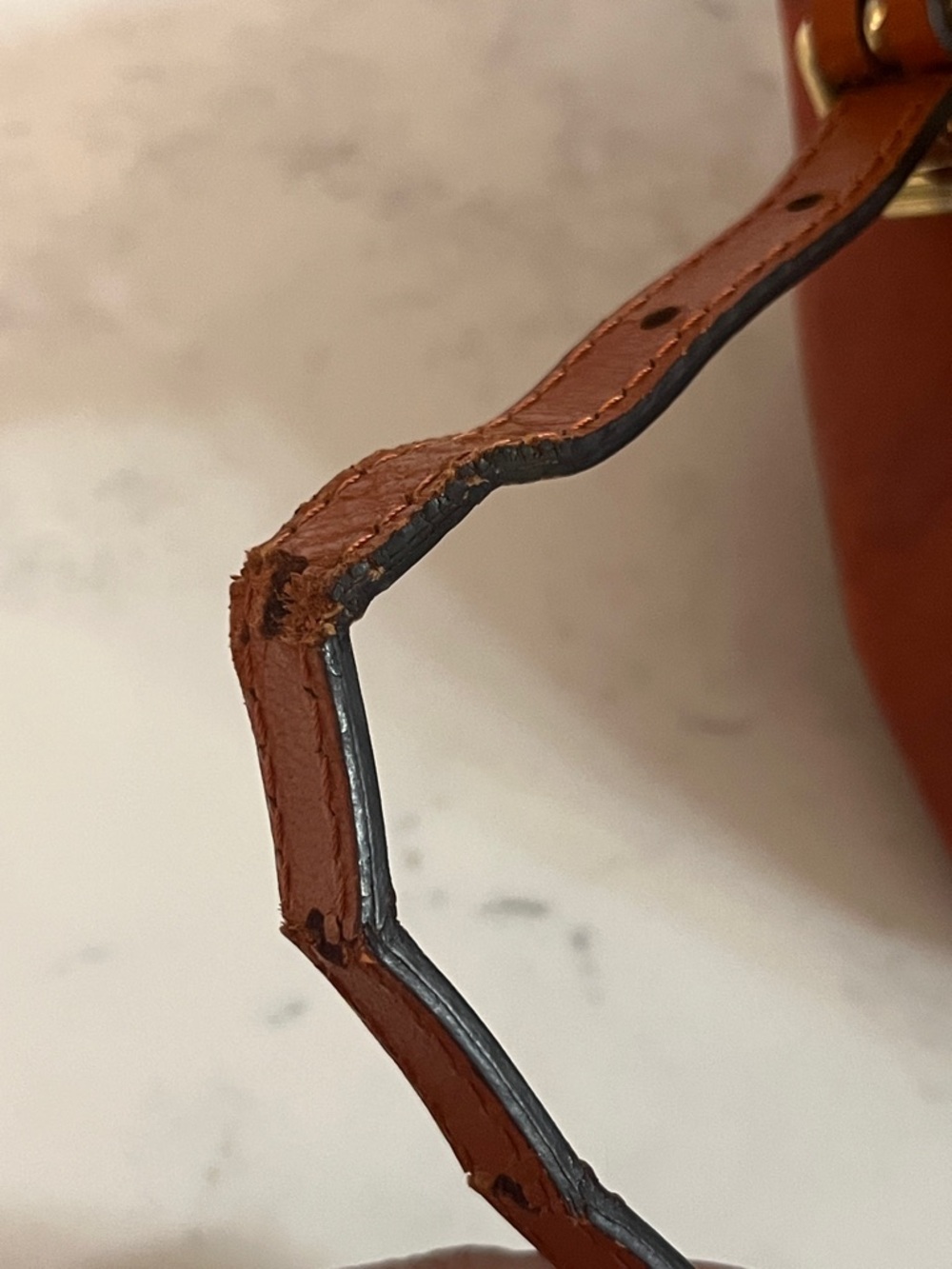 Burberry Orange, Tan & Beige Check Satchel - Picture 12 of 16